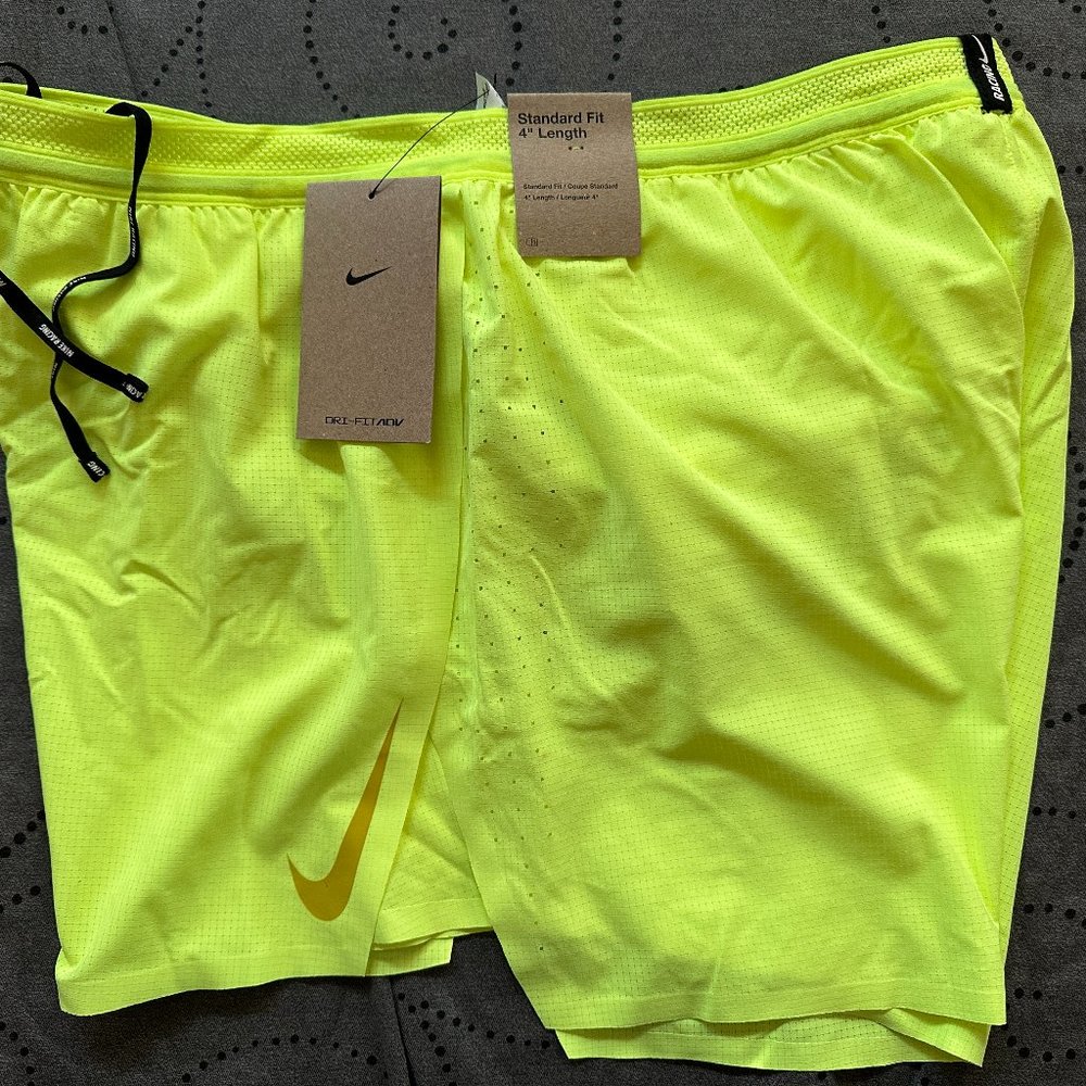 NIKE AEROSWIFT RUNNING DRI FIT ADV SHORTS SIZE XL L OR M MEN $80